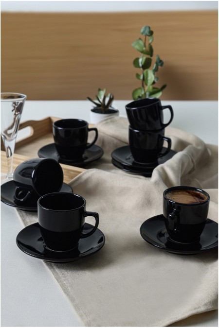 Ensemble de tasses à café (12 Pièces) - X00016374 - Black - 275KRM2253