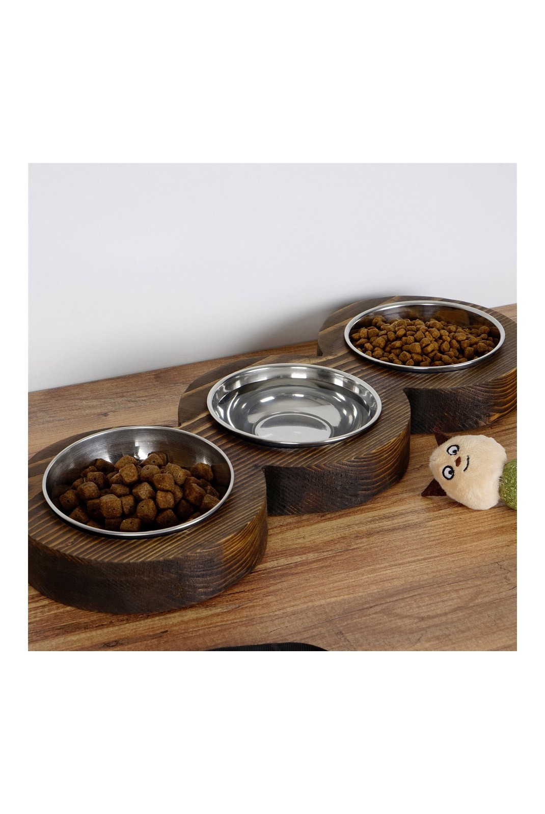 Bol de nourriture pour animaux de compagnie - Walnut - 268EVL1392