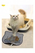 Tapis pour litière de chat - Multicolor - 686GRV1113