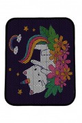 Tapis pour litière de chat - Multicolor - 686GRV1413