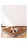 Lit pour animaux de compagnie - Brown/Beige - 954JNG1135