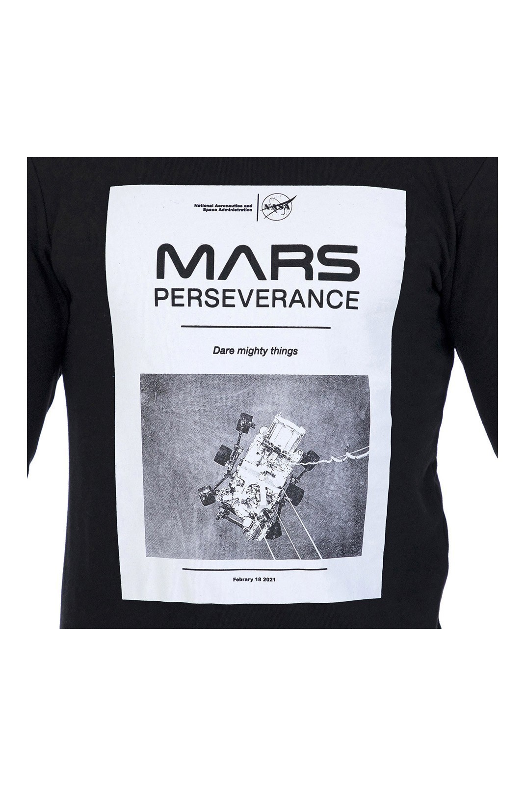 Sweatshirt - NASA GEAR - Black - MARS03S-BLACK