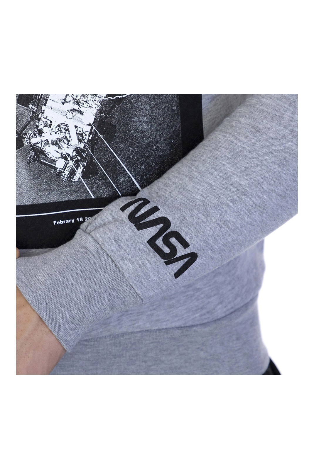 Sweatshirt - NASA GEAR - Gray - MARS03S-GREY