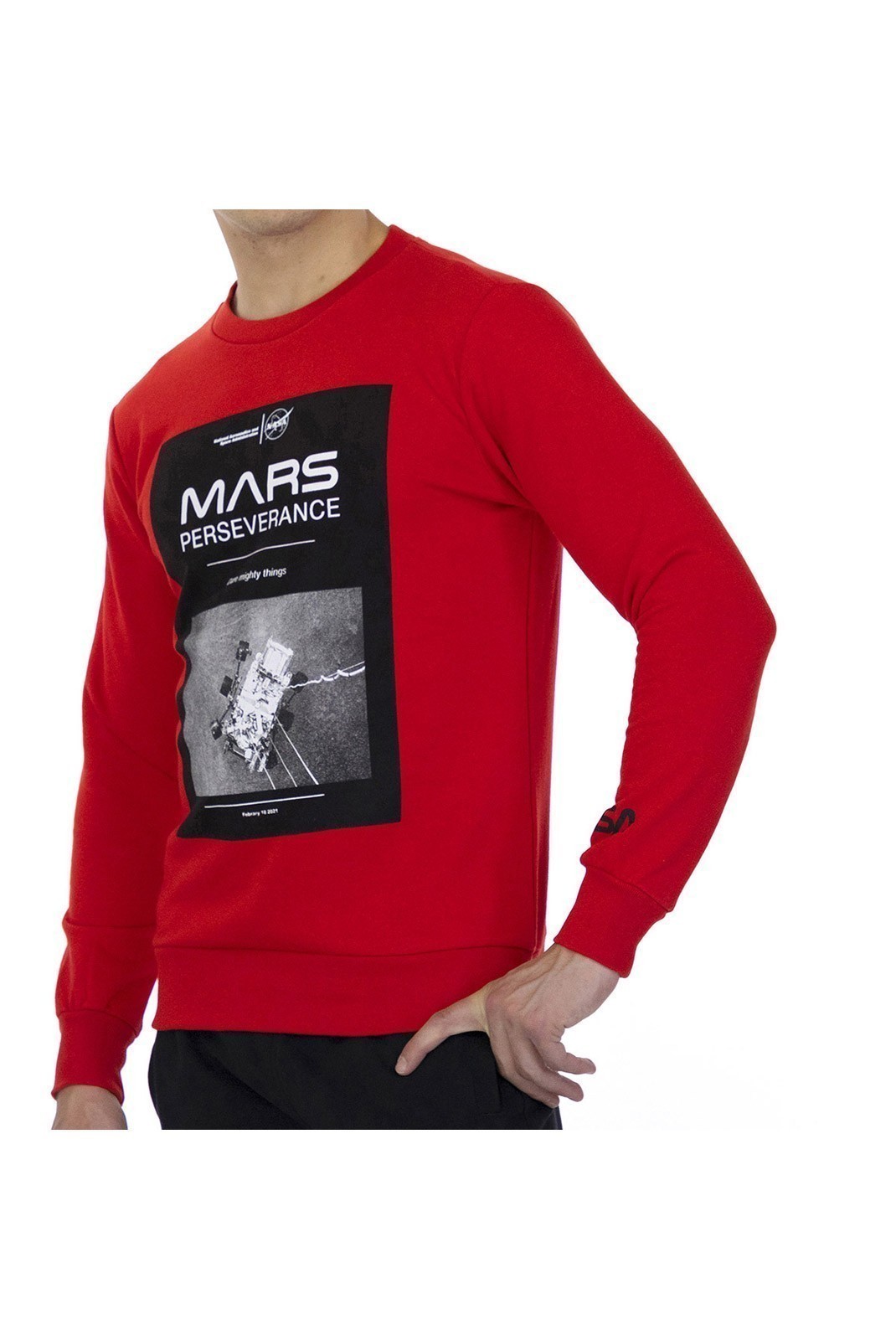 Sweatshirt - NASA GEAR - Red - MARS03S-RED