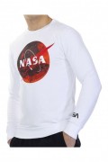 Sweatshirt - NASA GEAR - White - MARS12S-WHITE