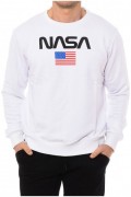 Sweatshirt - NASA GEAR - White - NASA41S-WHITE