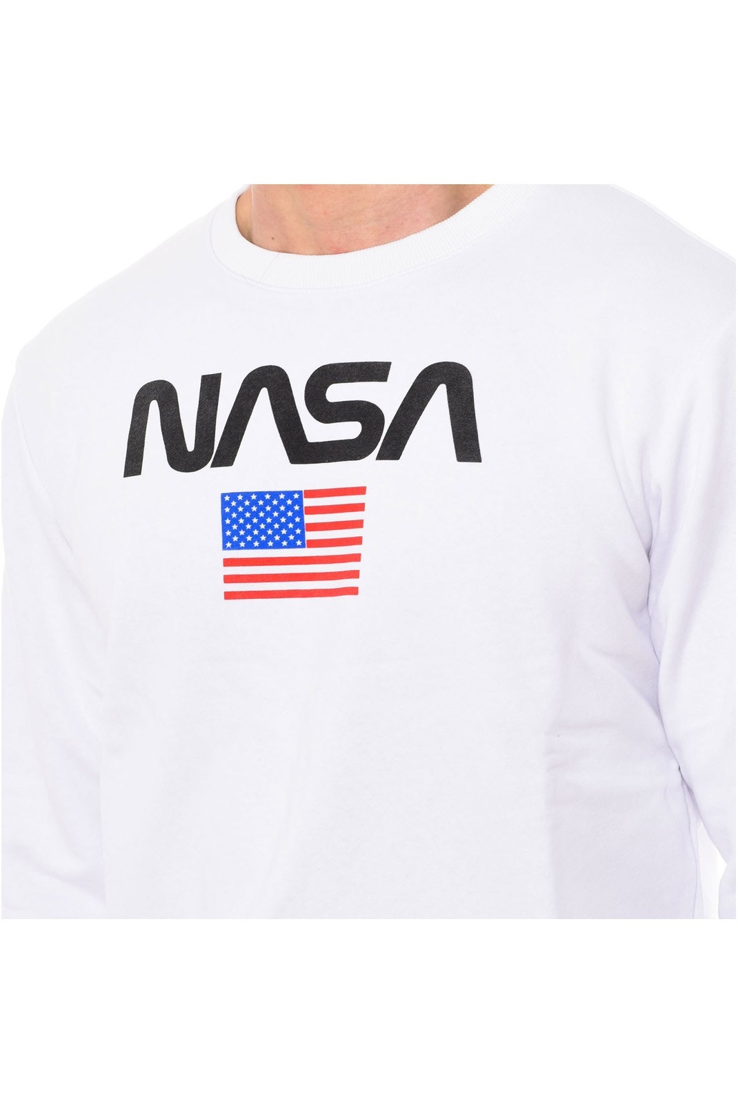 Sweatshirt - NASA GEAR - White - NASA41S-WHITE