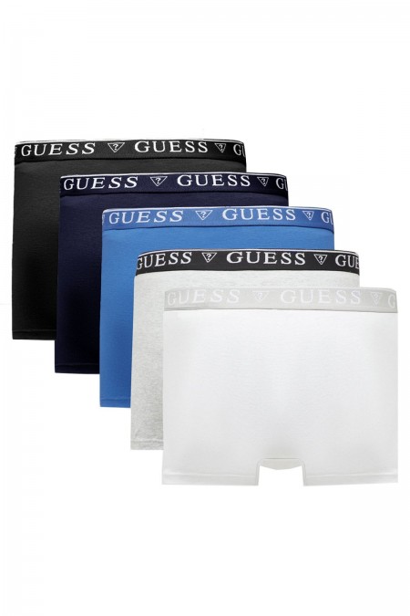 Pack de 5 boxers coton stretch Guess jeans F0CH BLACK/WHITE/GREY/BLU U4YG16 K6YW1