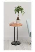 Table d'appoint - Black/Oak - 253NSR1162