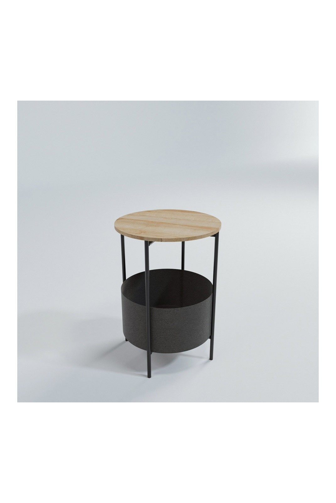 Table d'appoint - Oak/Black - 285LCV1247