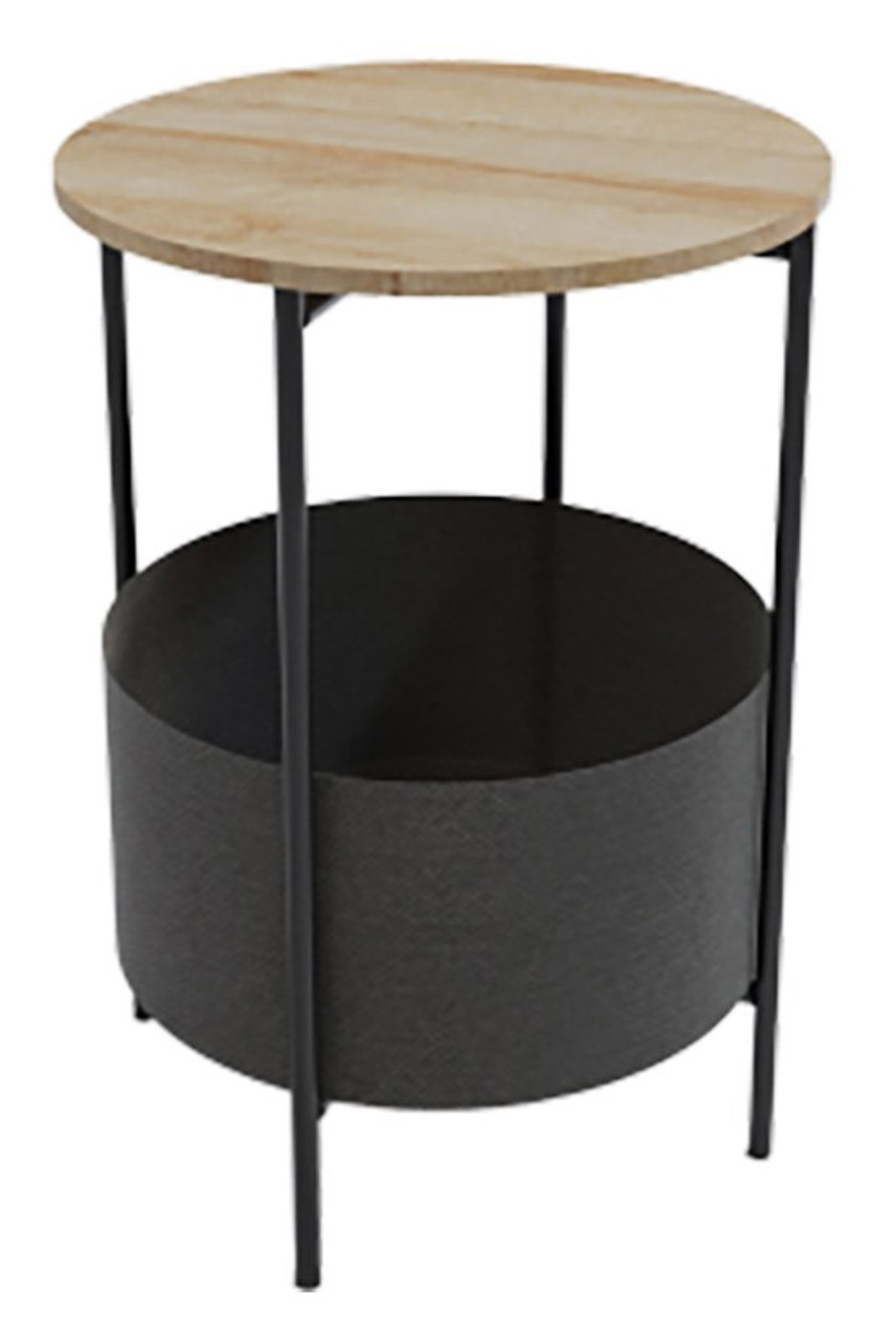 Table d'appoint - Oak/Black - 285LCV1247