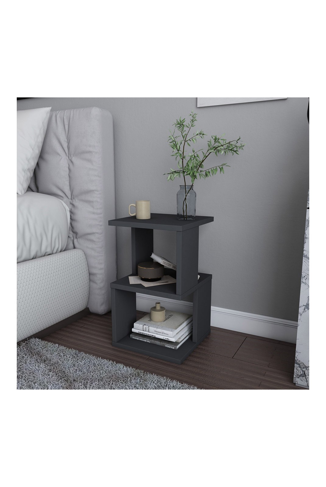 Table de nuit - Anthracite - 322RTC1631