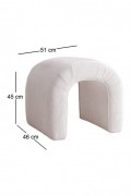 Pouf - White - 383EVN1115