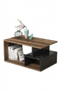 Table basse - Dark Walnut/Black Marble - 389MZA1145