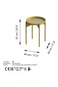 Table basse - Gold - 491CRT1136