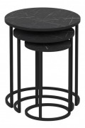 Table gigogne (3 pièces) - Black - 506MNR1233