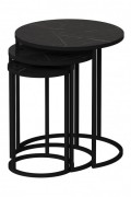 Table gigogne (3 pièces) - Black - 506MNR1233