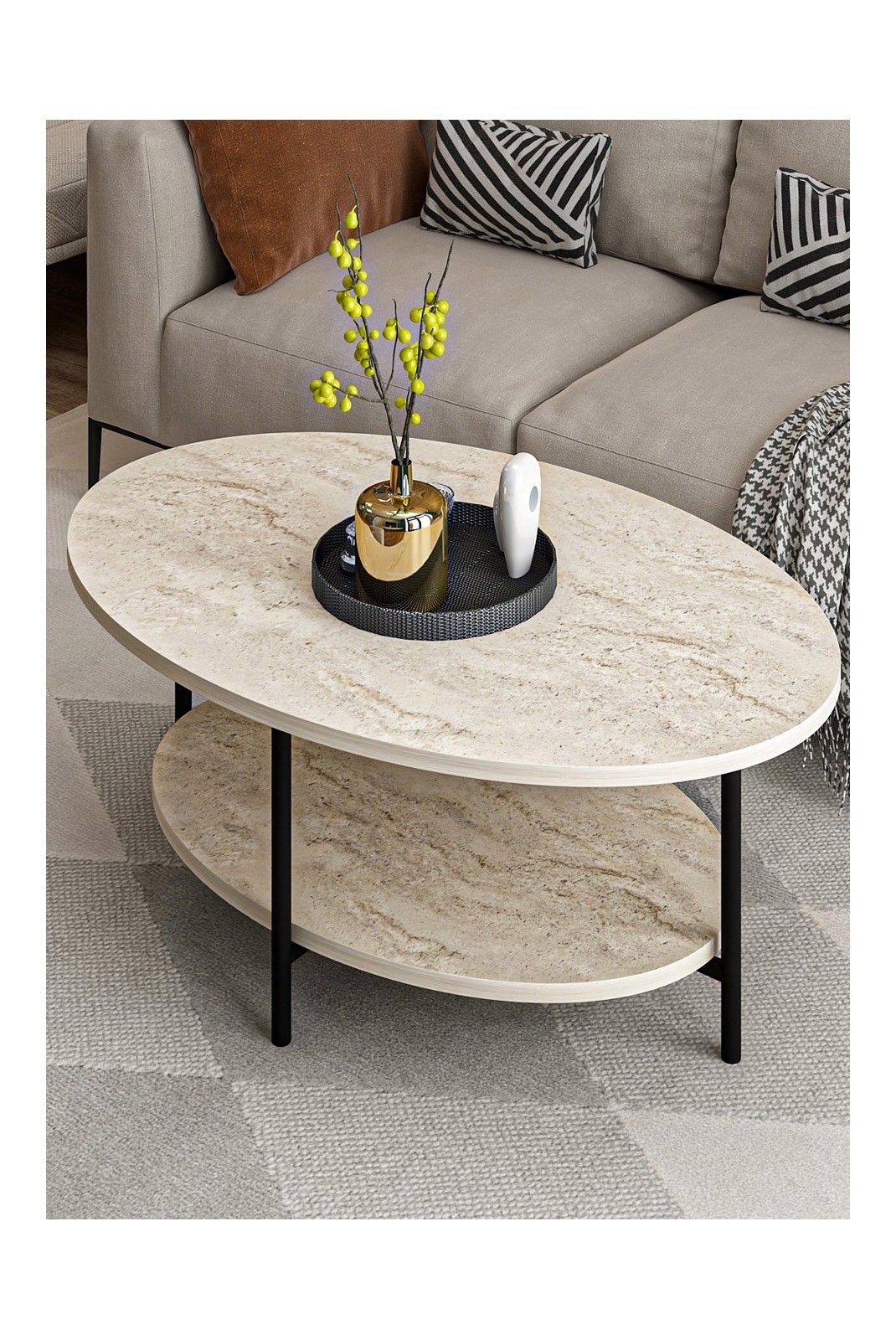 Table basse - Travertine - 506MNR3455