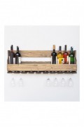 Casier à vin en bois - Walnut - 792EVL1691