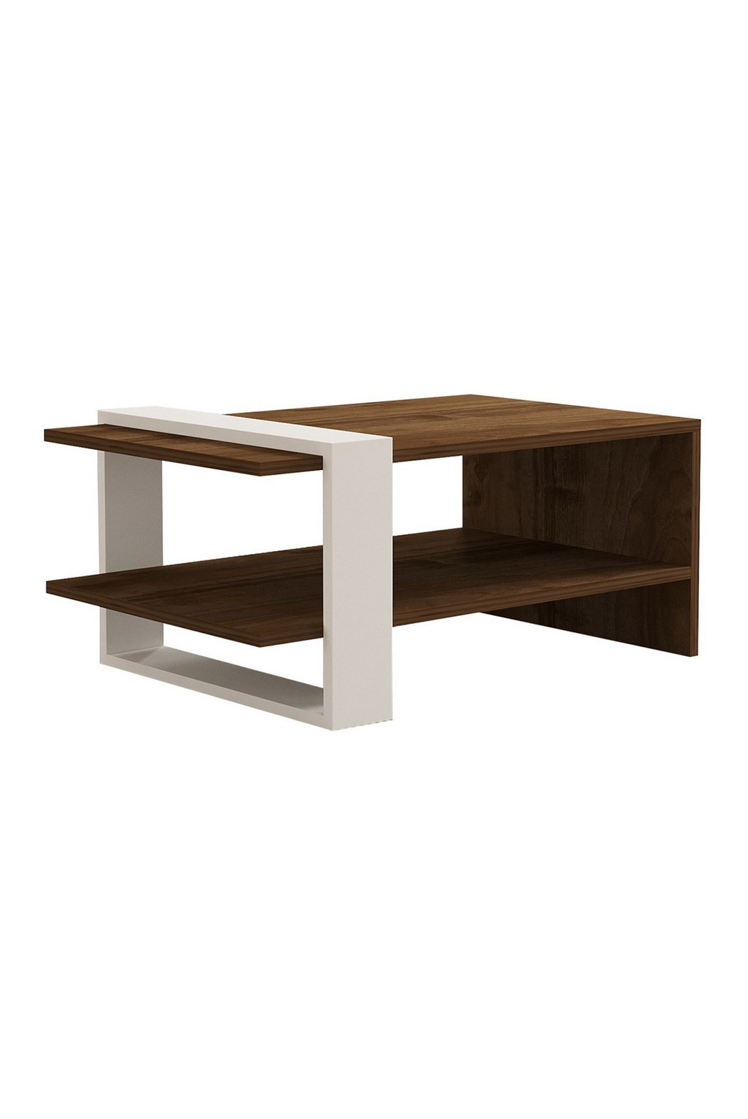 Table basse - Walnut/White - 835PUQ2816