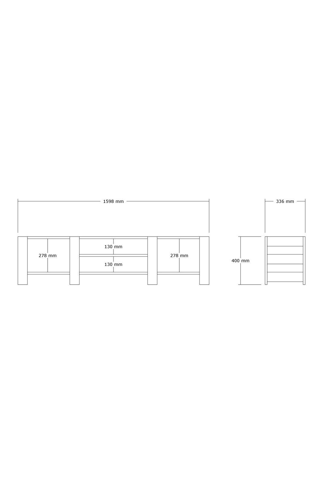 Meuble TV - White - 835PUQ4516