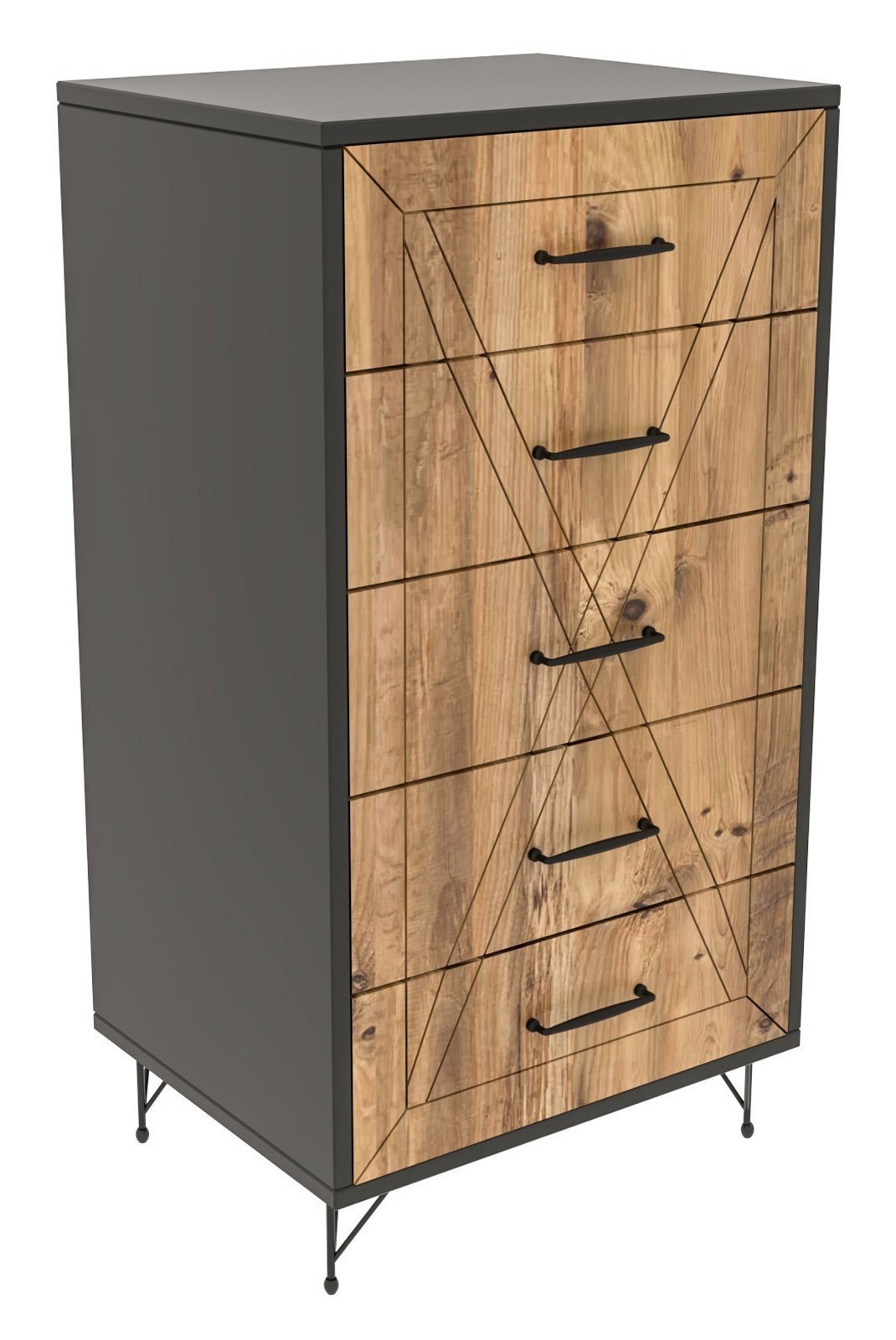 Buffet - Anthracite/Oak - 854KLN3402