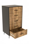 Buffet - Anthracite/Oak - 854KLN3402