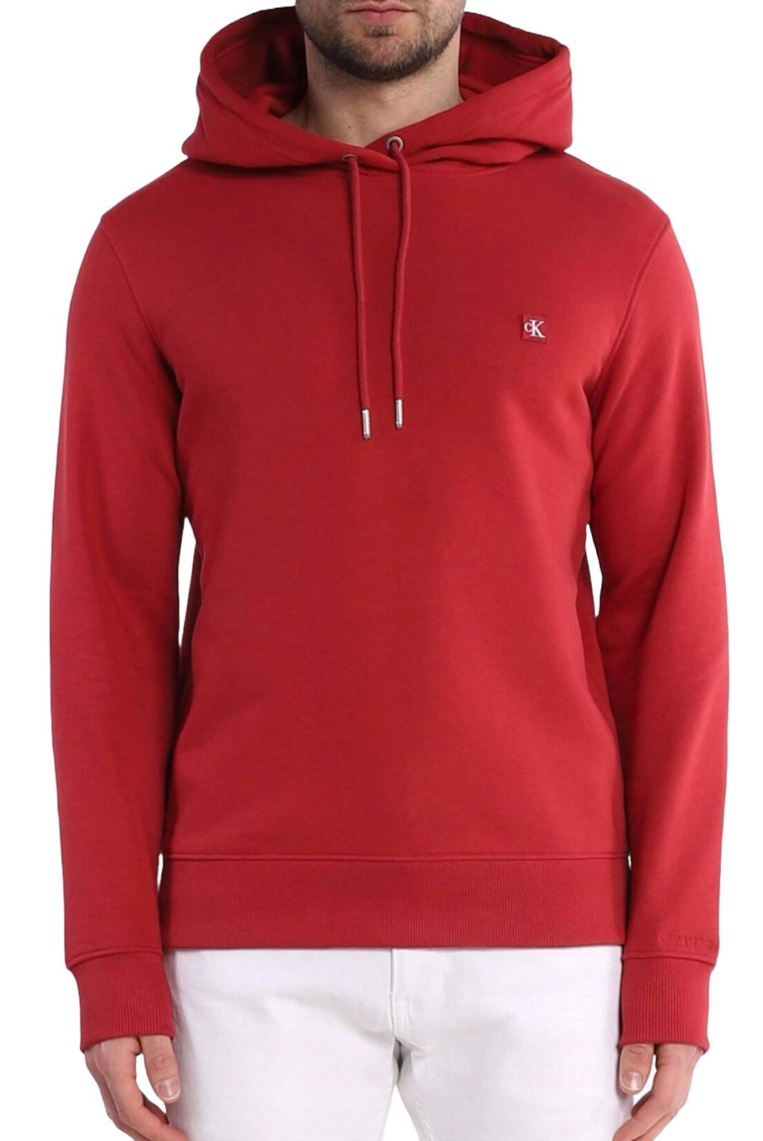 Hoodie - CALVIN KLEIN -  Red - J30J325149_XAO