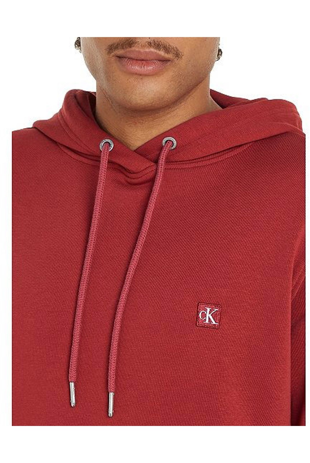 Hoodie - CALVIN KLEIN -  Red - J30J325149_XAO