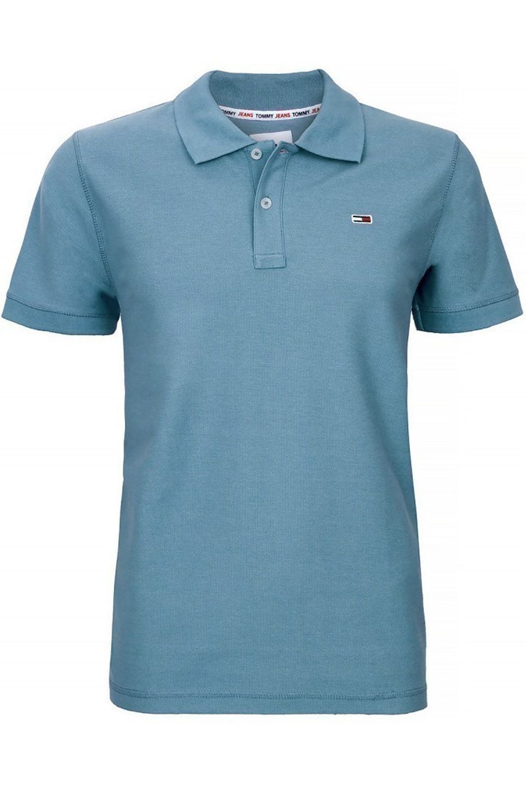 Polo - TOMMY JEANS - TJM Classic Solid Faded Blue