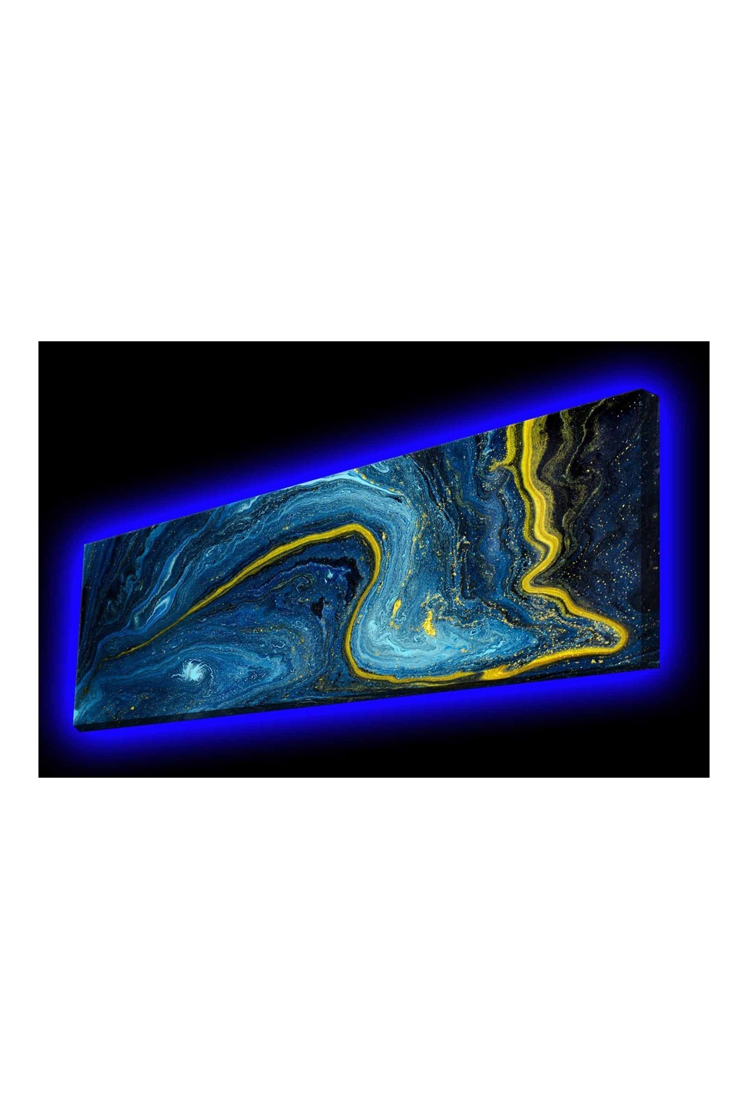 Peinture décorative sur toile éclairée par LED - Multicolor - 139LDG1101