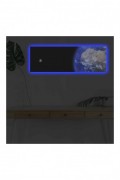 Peinture décorative sur toile éclairée par LED - Multicolor - 254LED4304