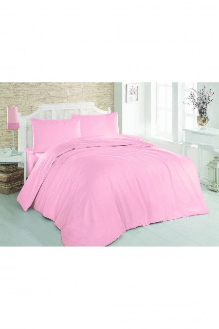 Ensemble housse de couette + taie d'oreiller  240x220 - Dusty Rose - 121VCT62475