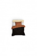 Ensemble housse de couette + taie d'oreiller  140x200 - Copper / Black - 129CTN32708