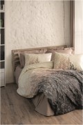 Ensemble housse de couette + taie d'oreiller  140x200 - Beige - 129CTN34613