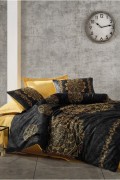 Ensemble housse de couette + taie d'oreiller  240x220 - Gold / Black - 129CTN63660