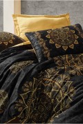 Ensemble housse de couette + taie d'oreiller  240x220 - Gold / Black - 129CTN63660