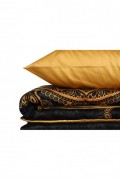 Ensemble housse de couette + taie d'oreiller  240x220 - Gold / Black - 129CTN63660