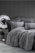 Ensemble housse de couette + taie d'oreiller  260x220 - Grey - 129CTN94273