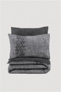 Ensemble housse de couette + taie d'oreiller  260x220 - Grey - 129CTN94273