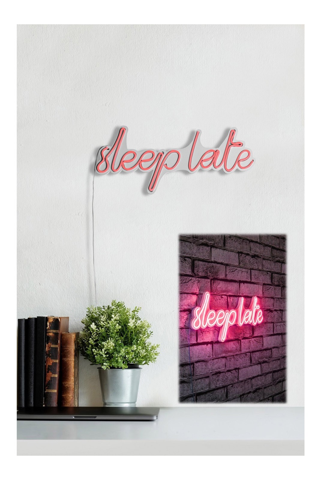 Éclairage LED décoratif en plastique - Pink - 395NGR1732