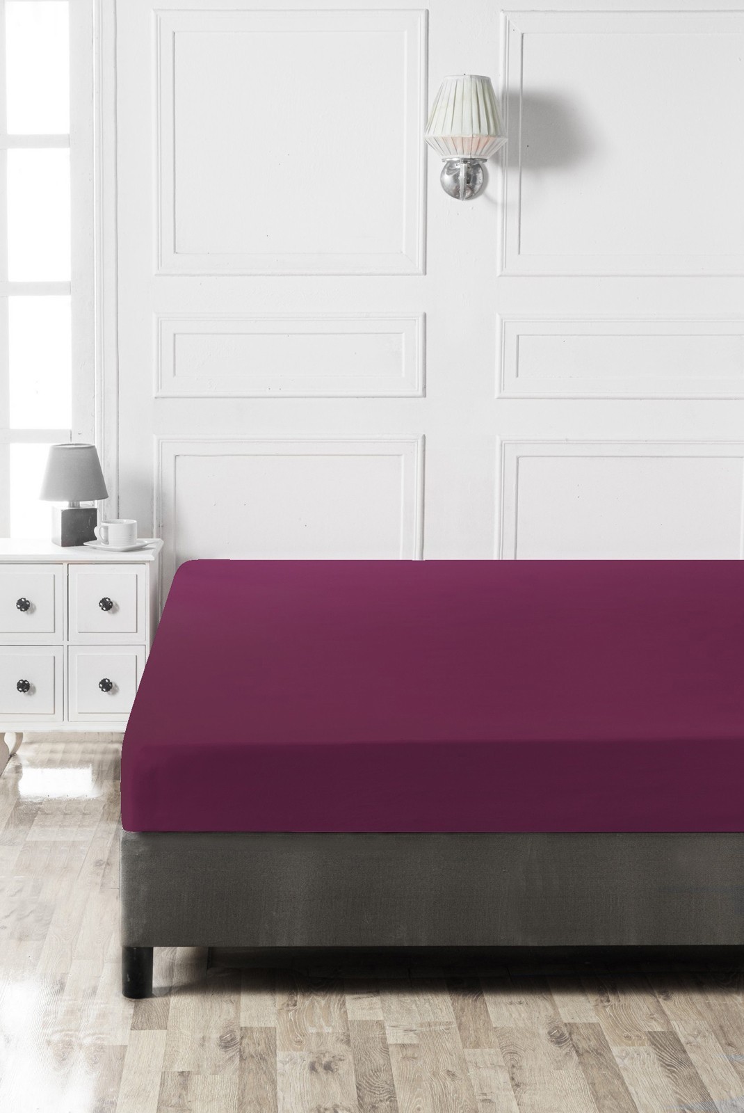 Drap-housse 160x200+30 - Purple - 772WTN95110