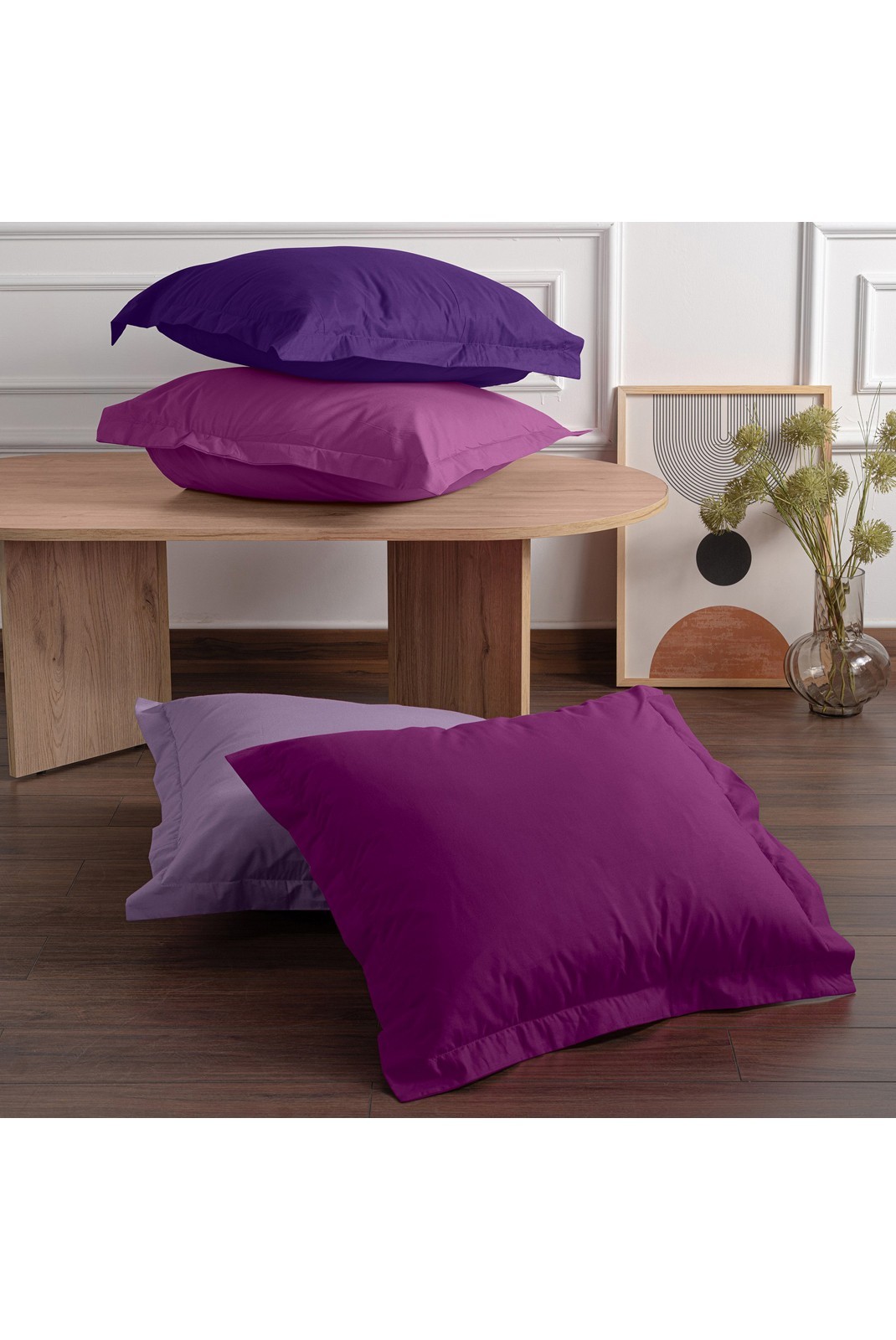 Ensemble de taies d'oreiller (2 Pièces)  60x60 - Lilac - 815TNE36104