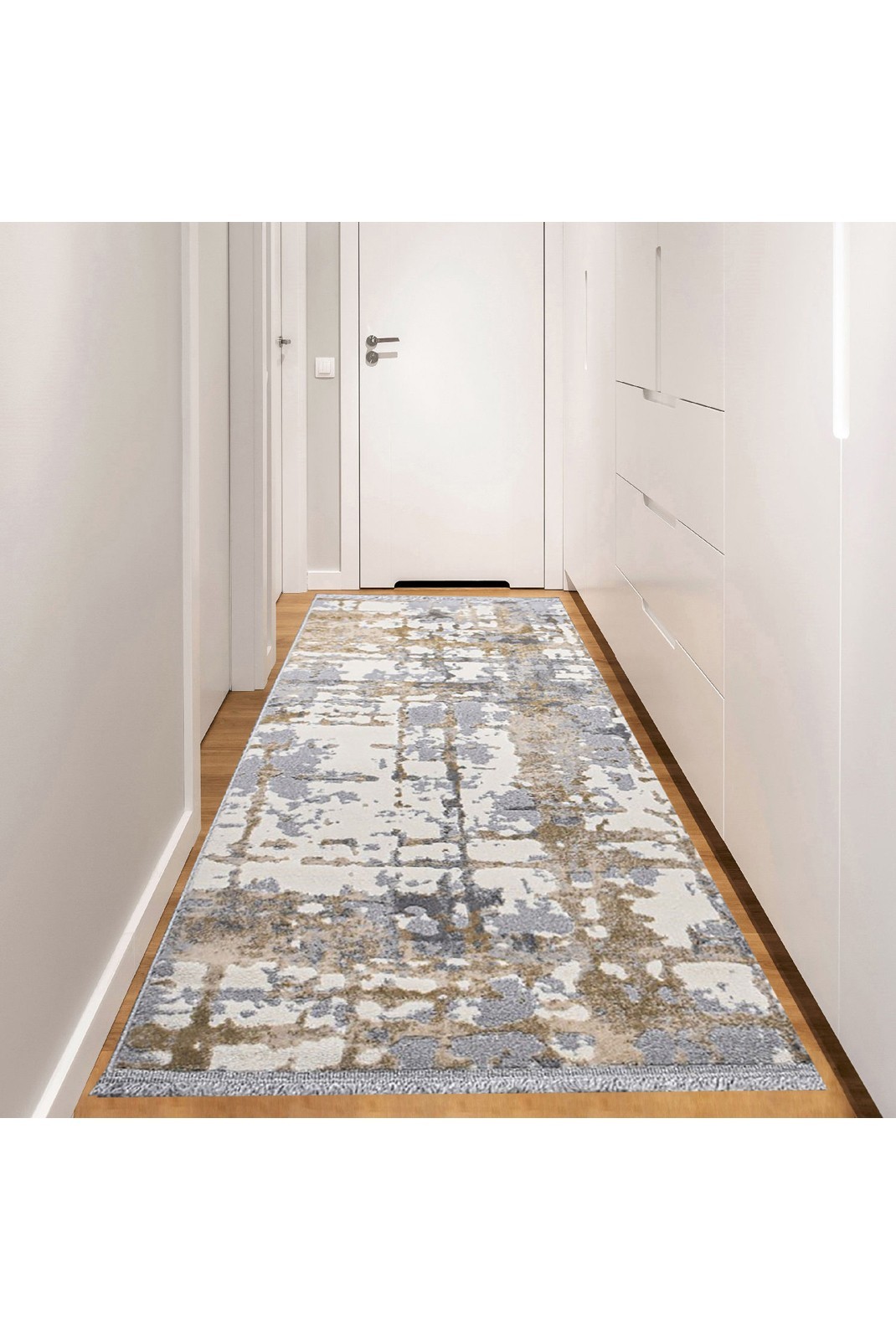 Tapis de hall  - 80x300 - Grey / Beige / Cream - 204CCL1104