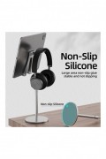 Support aluminium Mobile. Tablette & Casque Audio