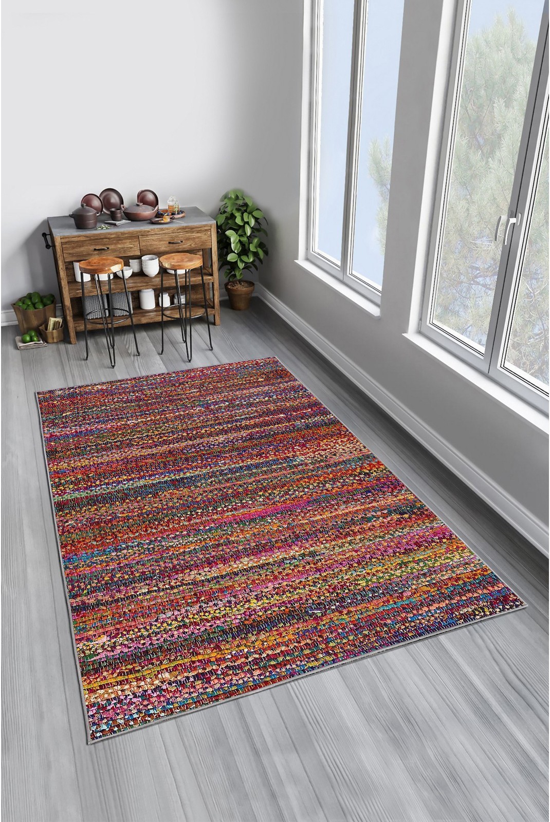 Tapis de hall  - 80x150 - Multicolor - 213HFT1703