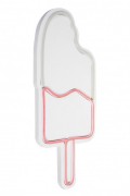 Éclairage LED décoratif en plastique - White/Pink - 395NGR2242