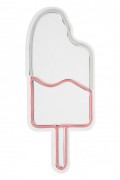 Éclairage LED décoratif en plastique - White/Pink - 395NGR2242