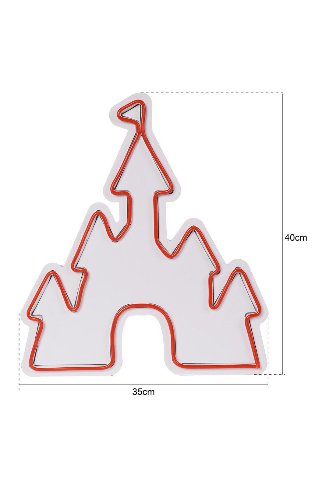 Éclairage LED décoratif en plastique - White - 395NGR2394