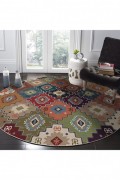 Tapis  - 100x100 - Multicolor - 599HFT4840